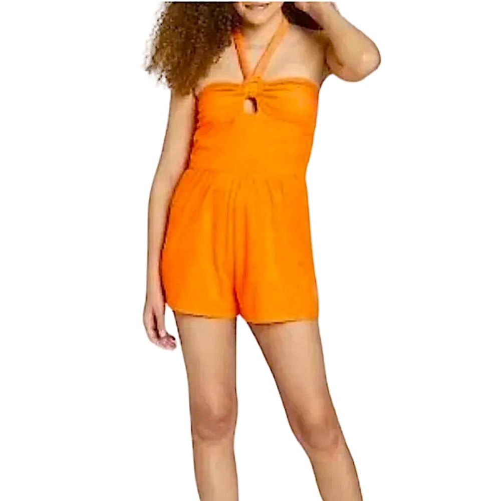 WILD FABLE: NWT Terry Cloth Romper Swimsuit Coverup- Size Medium